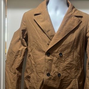 Billy Reid brown peacoat size SM